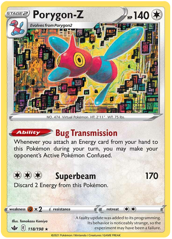 Porygon-Z (118/198) [Sword & Shield: Chilling Reign] | Card Merchant Takapuna