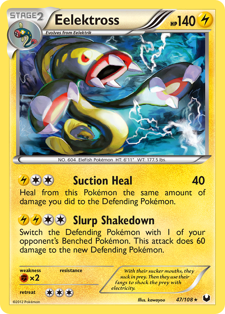 Eelektross (47/108) [Black & White: Dark Explorers] | Card Merchant Takapuna