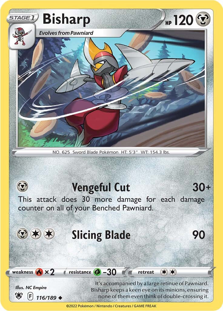 Bisharp (116/189) [Sword & Shield: Astral Radiance] | Card Merchant Takapuna