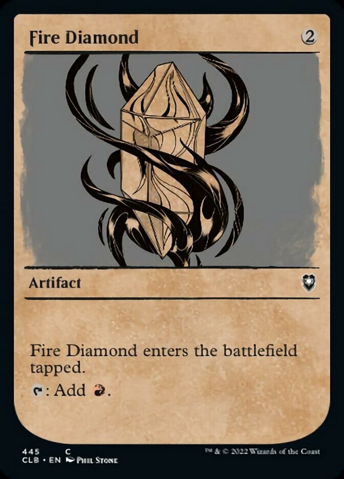 Fire Diamond (Showcase) [Commander Legends: Battle for Baldur's Gate] | Card Merchant Takapuna
