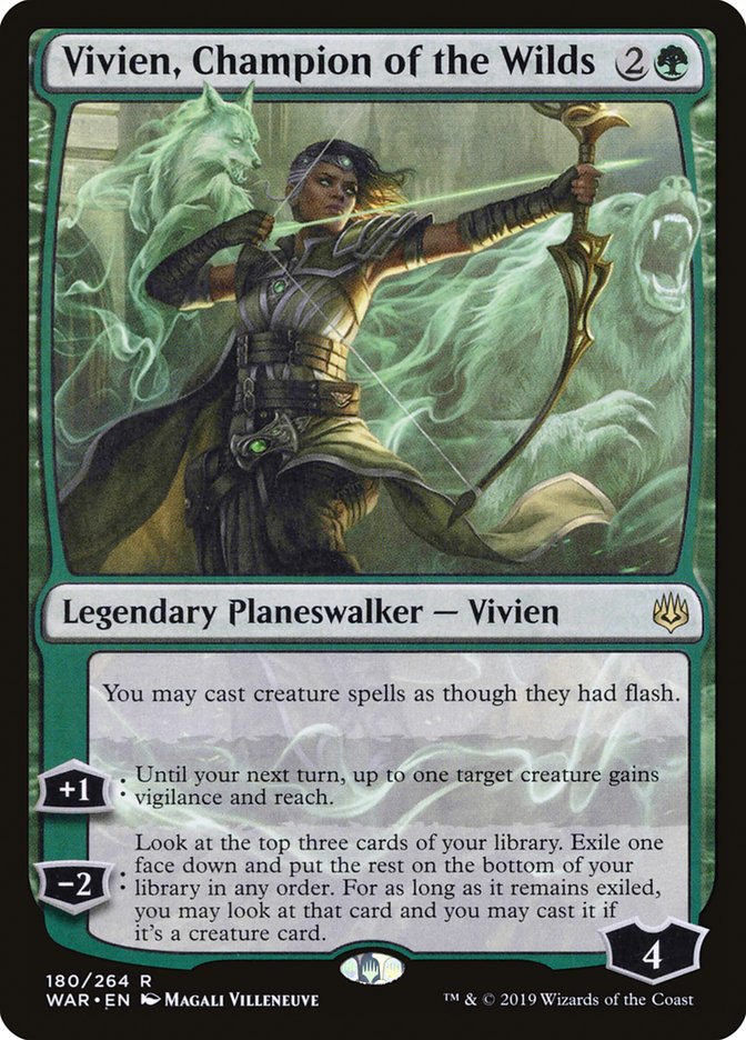 Vivien, Champion of the Wilds [War of the Spark] | Card Merchant Takapuna