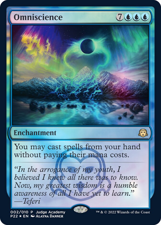 Omniscience [Judge Gift Cards 2022] | Card Merchant Takapuna