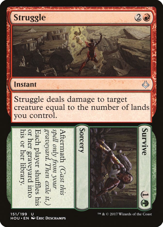 Struggle // Survive [Hour of Devastation] | Card Merchant Takapuna