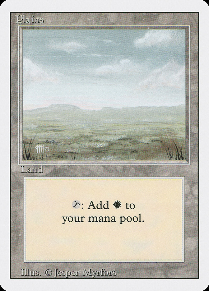 Plains (Signature on Left) [Revised Edition] | Card Merchant Takapuna