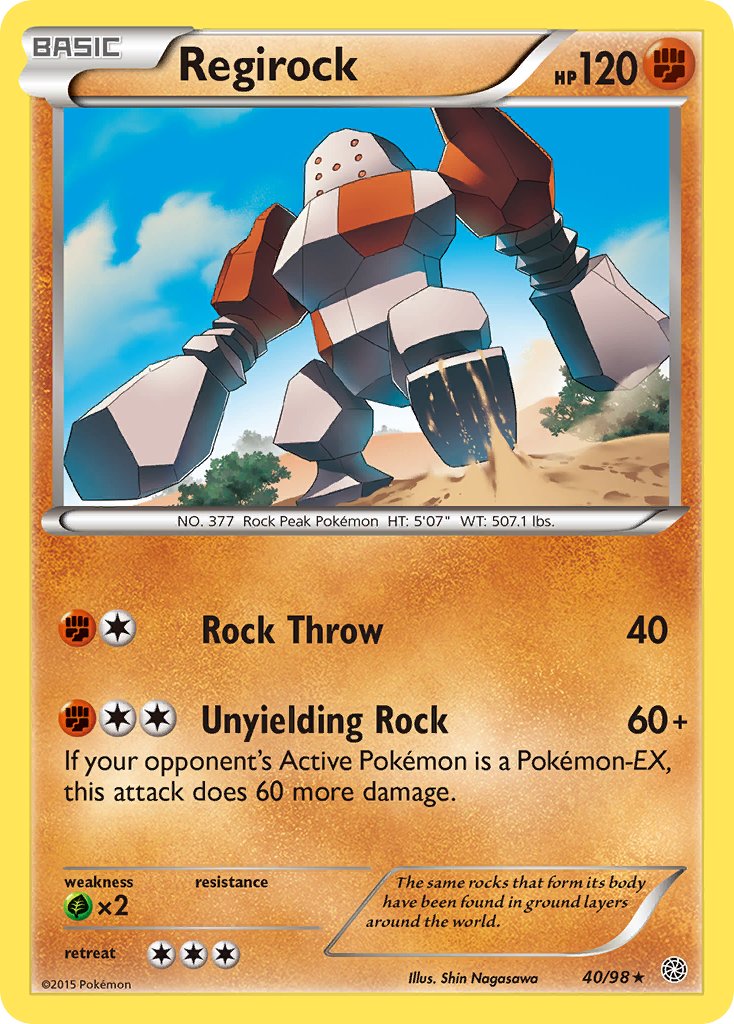 Regirock (40/98) (Theme Deck Exclusive) [XY: Ancient Origins] | Card Merchant Takapuna