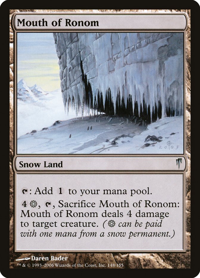 Mouth of Ronom [Coldsnap] | Card Merchant Takapuna