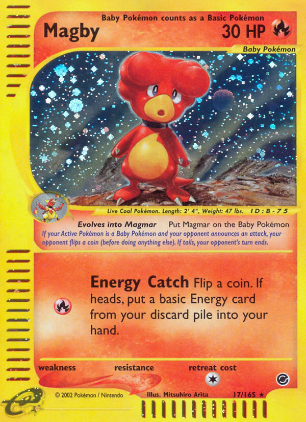 Magby (17/165) [Expedition: Base Set] | Card Merchant Takapuna
