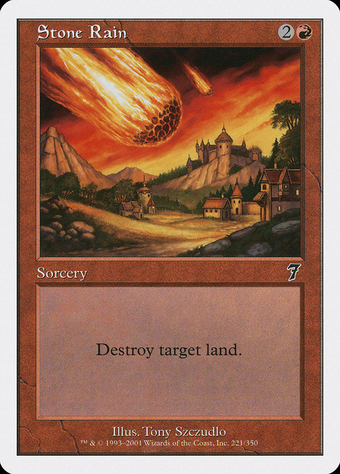 Stone Rain [Seventh Edition] | Card Merchant Takapuna