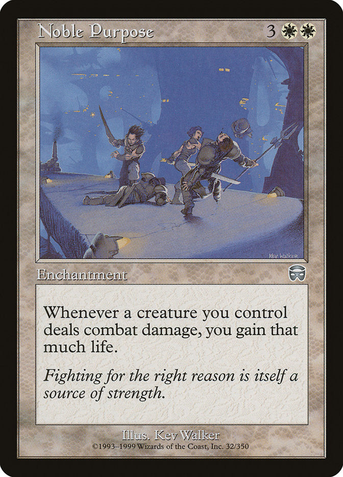 Noble Purpose [Mercadian Masques] | Card Merchant Takapuna