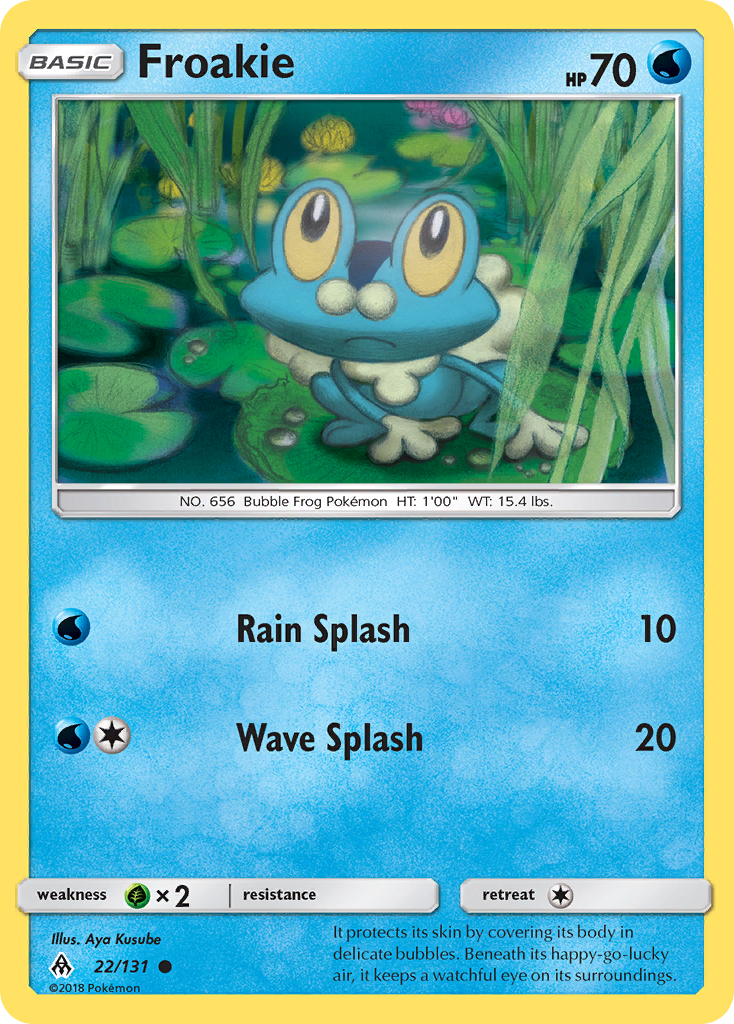 Froakie (22/131) [Sun & Moon: Forbidden Light] | Card Merchant Takapuna