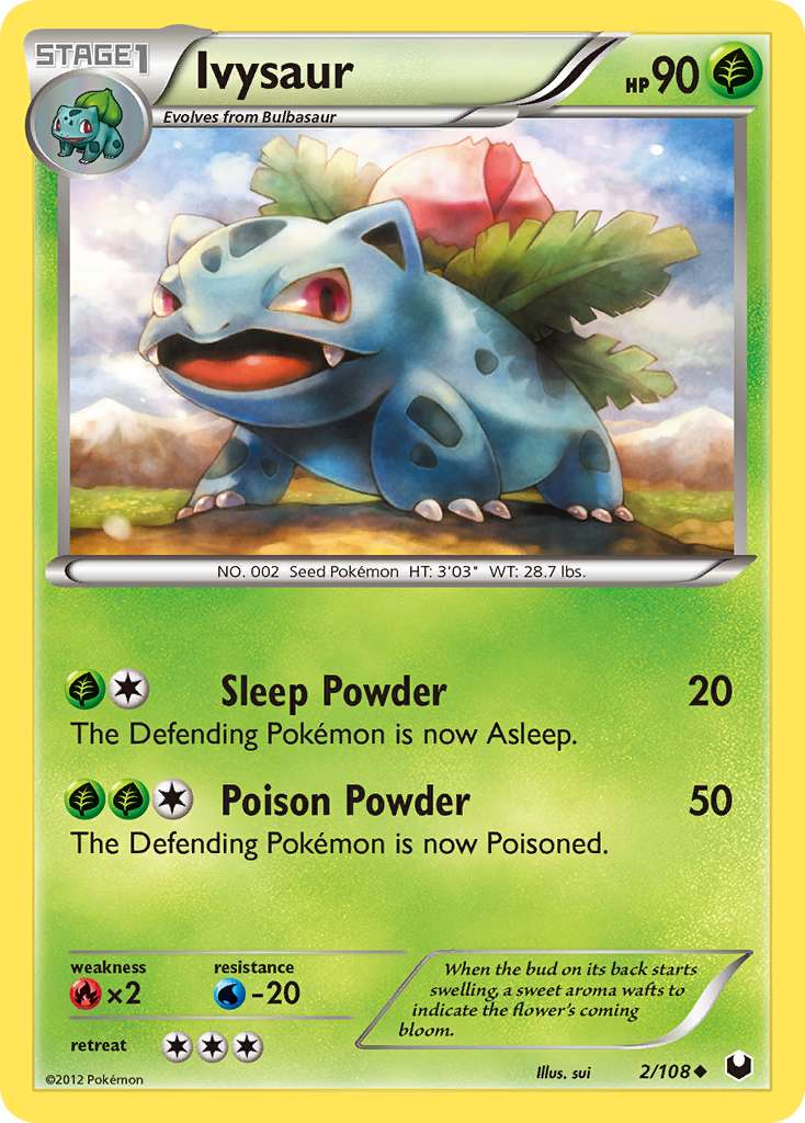 Ivysaur (2/108) [Black & White: Dark Explorers] | Card Merchant Takapuna
