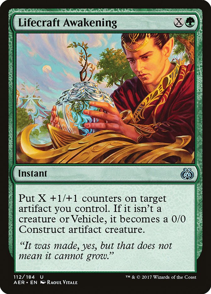 Lifecraft Awakening [Aether Revolt] | Card Merchant Takapuna