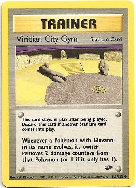 Viridian City Gym (123/132) [Gym Challenge Unlimited] | Card Merchant Takapuna