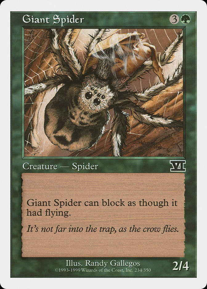Giant Spider [Classic Sixth Edition] | Card Merchant Takapuna