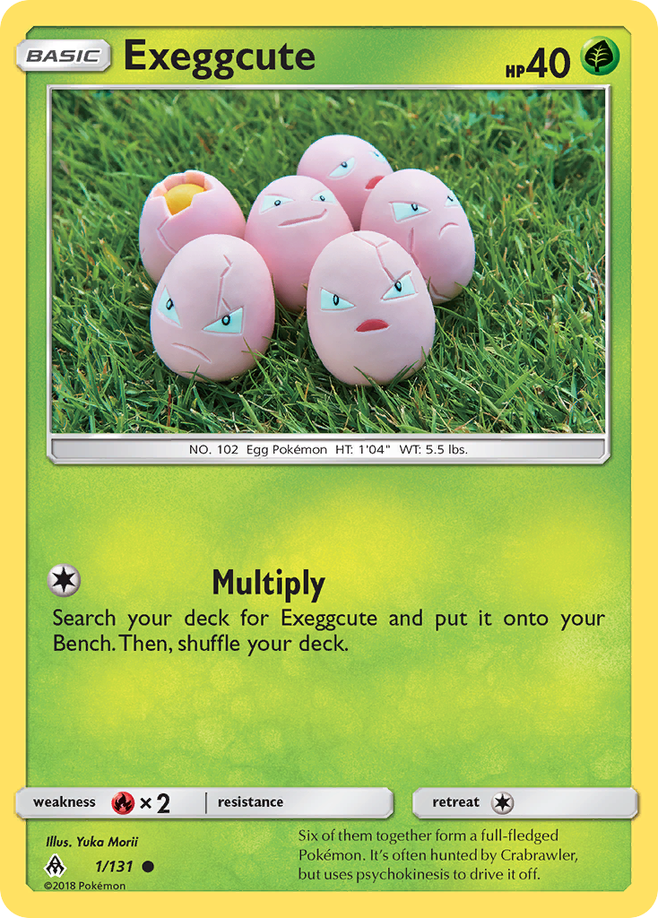 Exeggcute (1/131) [Sun & Moon: Forbidden Light] | Card Merchant Takapuna