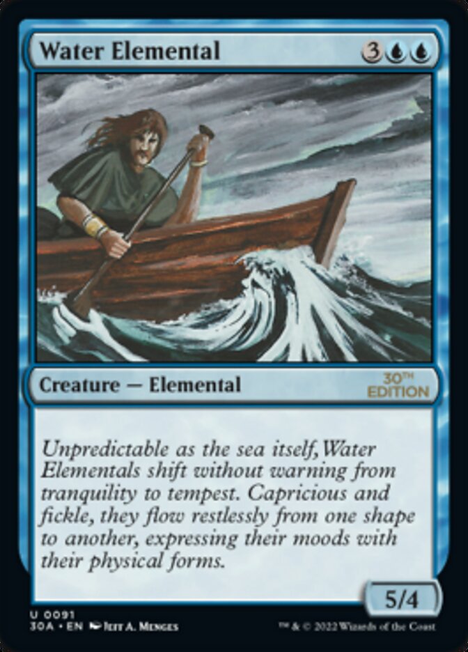 Water Elemental [30th Anniversary Edition] | Card Merchant Takapuna