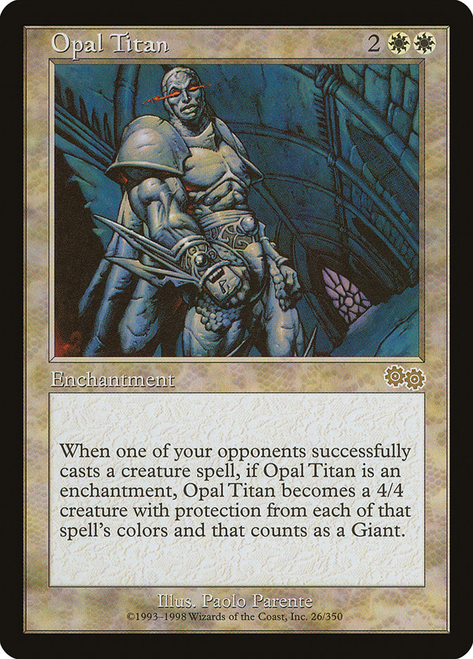Opal Titan [Urza's Saga] | Card Merchant Takapuna