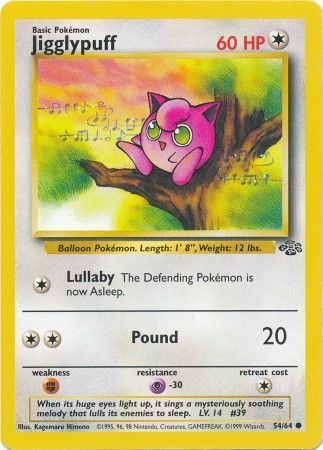 Jigglypuff (54/64) [Jungle Unlimited] | Card Merchant Takapuna