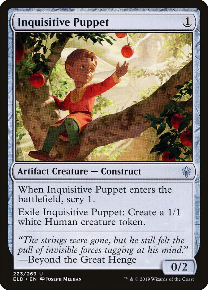 Inquisitive Puppet [Throne of Eldraine] | Card Merchant Takapuna