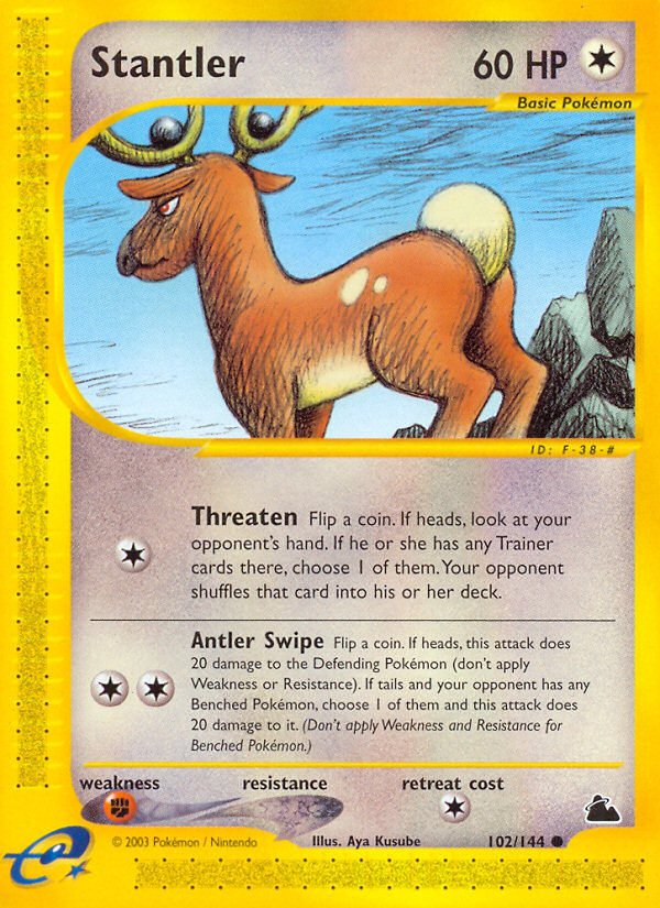 Stantler (102/144) [Skyridge] | Card Merchant Takapuna