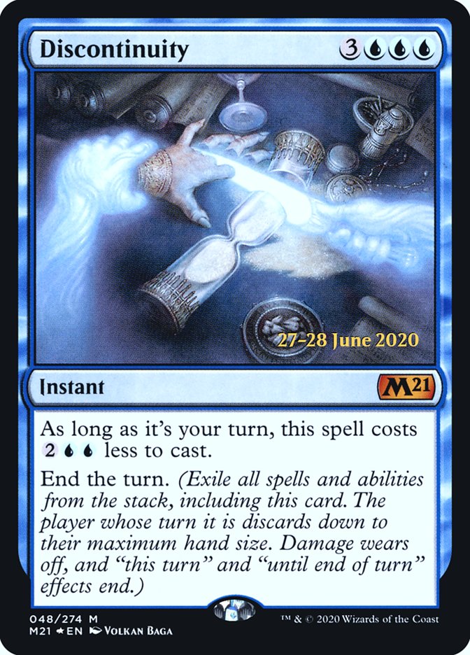 Discontinuity [Core Set 2021 Prerelease Promos] | Card Merchant Takapuna