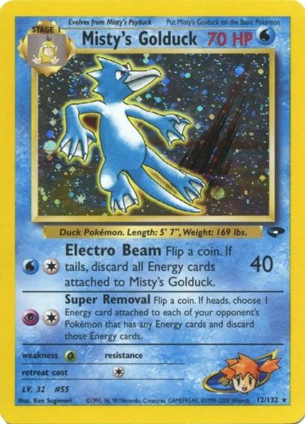 Misty's Golduck (12/132) [Gym Challenge Unlimited] | Card Merchant Takapuna