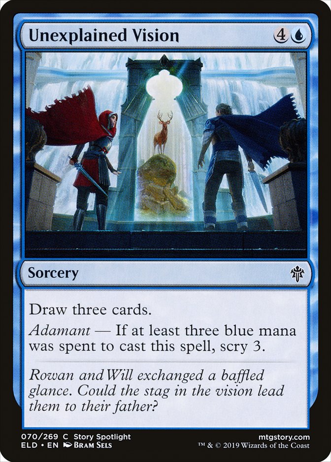 Unexplained Vision [Throne of Eldraine] | Card Merchant Takapuna