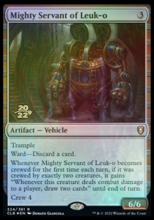 Mighty Servant of Leuk-o [Commander Legends: Battle for Baldur's Gate Prerelease Promos] | Card Merchant Takapuna