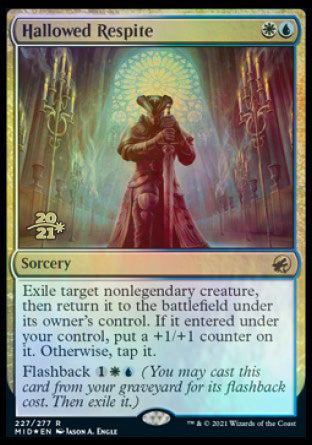 Hallowed Respite [Innistrad: Midnight Hunt Prerelease Promos] | Card Merchant Takapuna