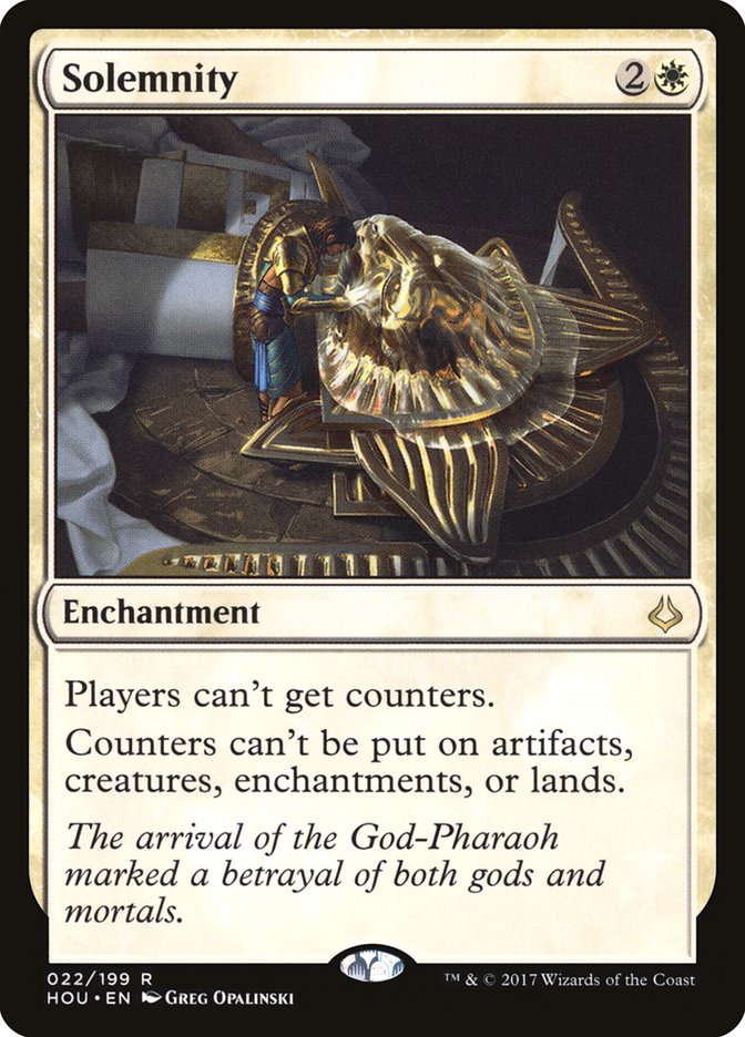 Solemnity [Hour of Devastation] | Card Merchant Takapuna