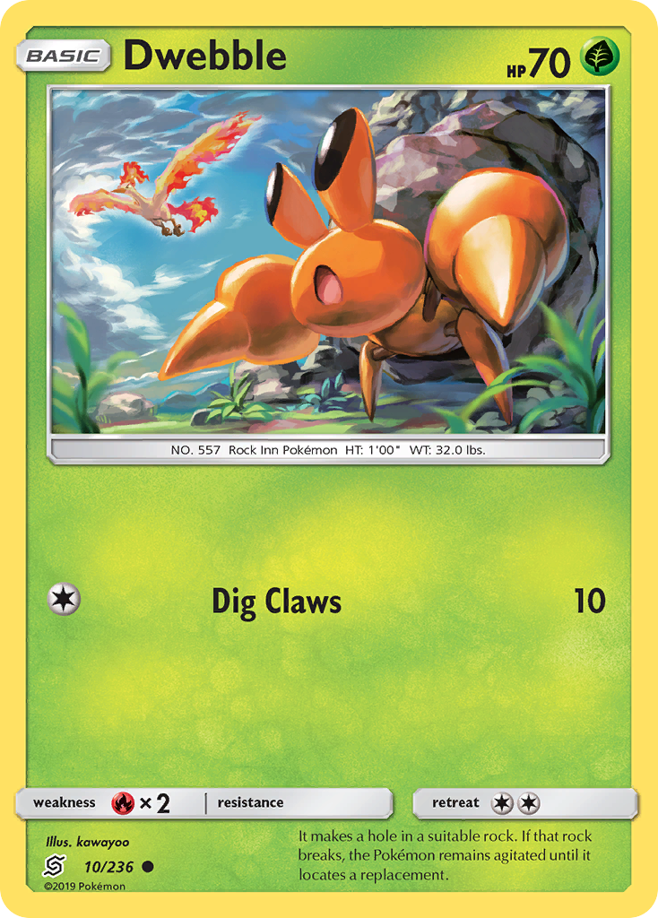 Dwebble (10/236) [Sun & Moon: Unified Minds] | Card Merchant Takapuna