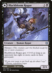 Blackbloom Rogue // Blackbloom Bog [Zendikar Rising] | Card Merchant Takapuna
