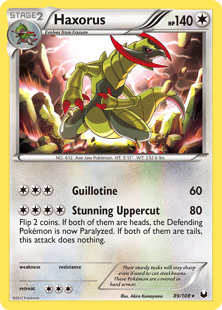 Haxorus (89/108) [Black & White: Dark Explorers] | Card Merchant Takapuna