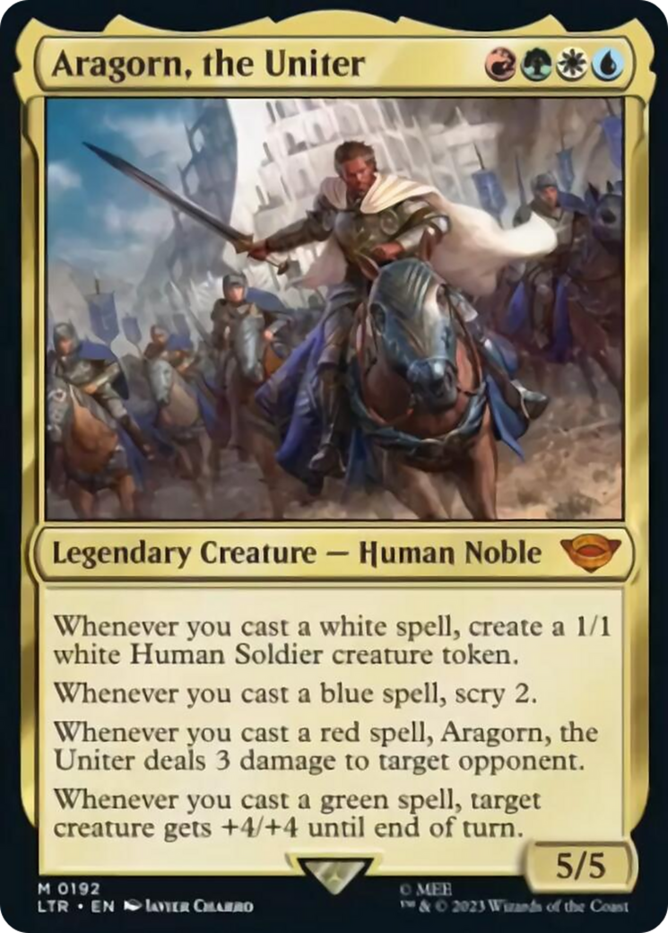 Aragorn, the Uniter [The Lord of the Rings: Tales of Middle-Earth] | Card Merchant Takapuna