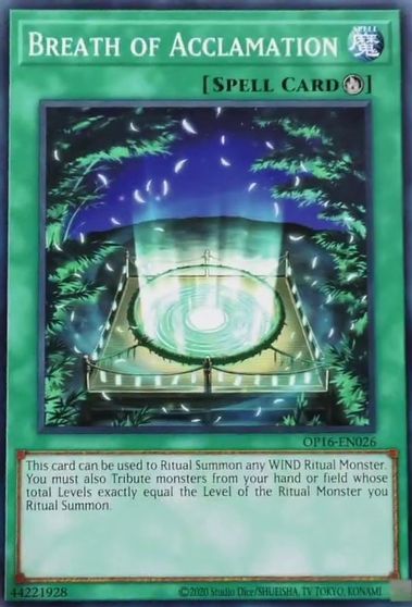Breath of Acclamation [OP16-EN026] Common | Card Merchant Takapuna