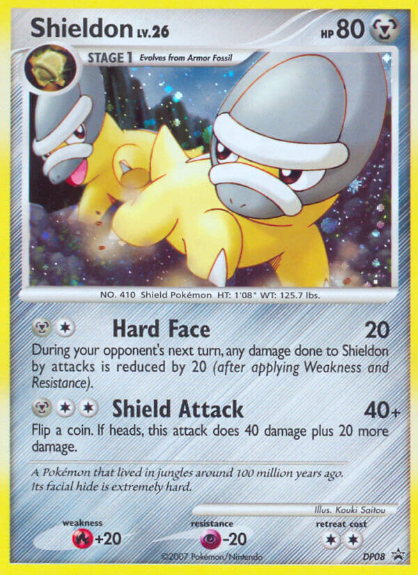 Shieldon (DP08) [Diamond & Pearl: Black Star Promos] | Card Merchant Takapuna