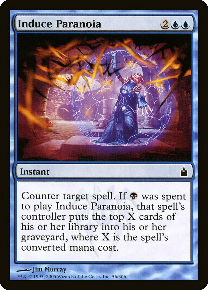 Induce Paranoia [Ravnica: City of Guilds] | Card Merchant Takapuna
