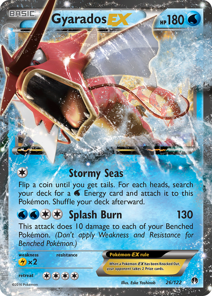 Gyarados EX (26/122) [XY: BREAKpoint] | Card Merchant Takapuna