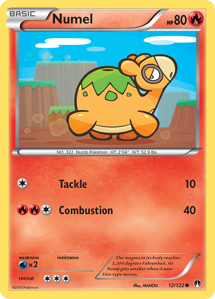 Numel (12/122) [XY: BREAKpoint] | Card Merchant Takapuna