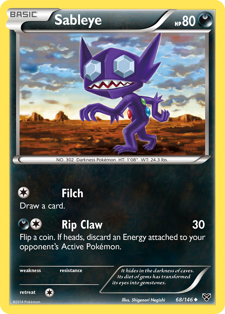 Sableye (68/146) [XY: Base Set] | Card Merchant Takapuna