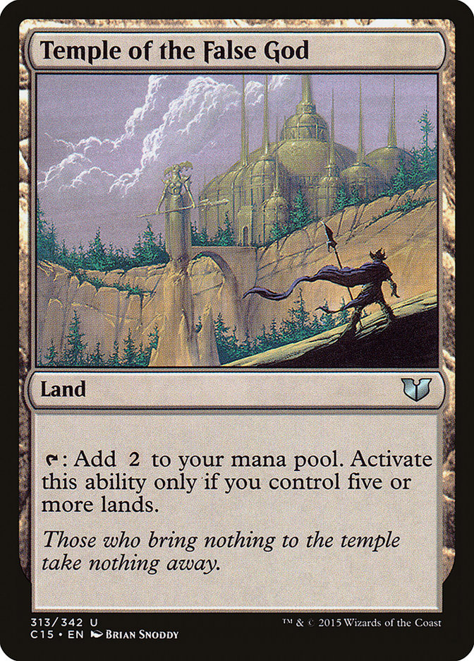 Temple of the False God [Commander 2015] | Card Merchant Takapuna