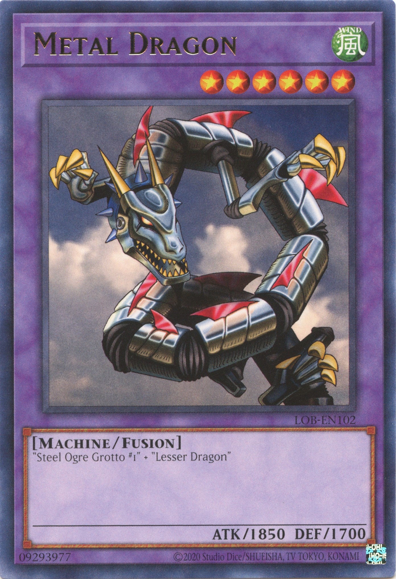 Metal Dragon (25th Anniversary) [LOB-EN102] Rare | Card Merchant Takapuna