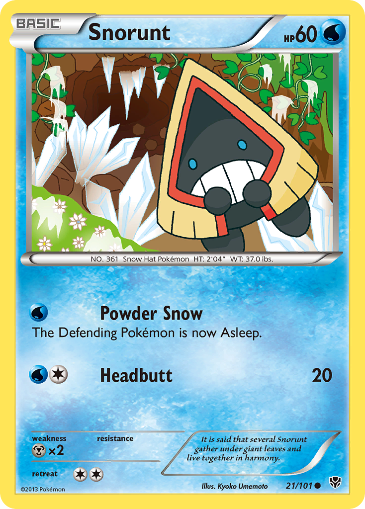Snorunt (21/101) [Black & White: Plasma Blast] | Card Merchant Takapuna