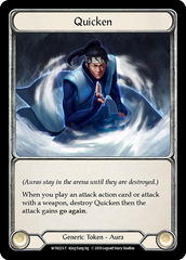 Quicken // Rhinar, Reckless Rampage [WTR225 // WTR001] (Welcome to Rathe)  1st Edition Normal | Card Merchant Takapuna