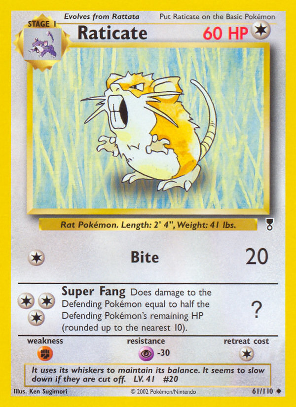 Raticate (61/110) [Legendary Collection] | Card Merchant Takapuna