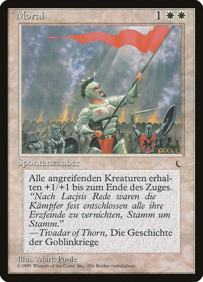 Morale (German) - "Moral" [Renaissance] | Card Merchant Takapuna