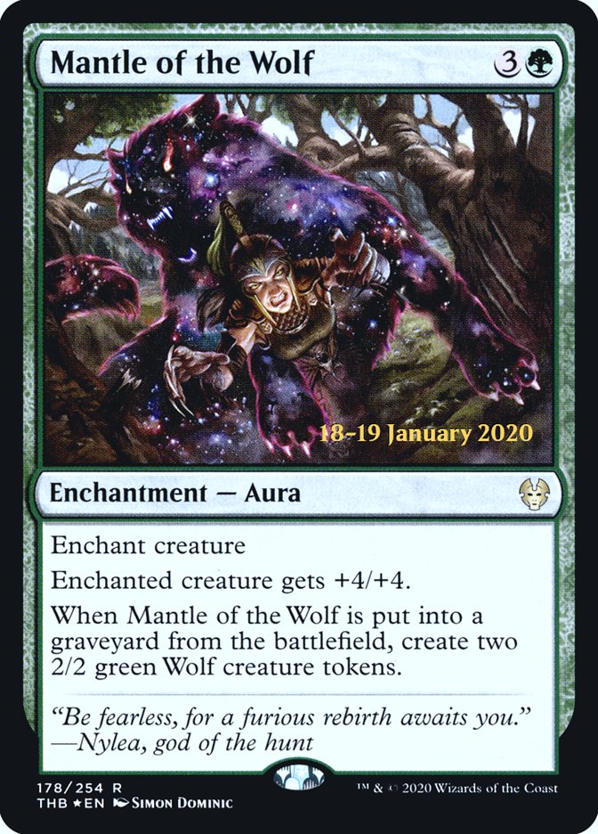Mantle of the Wolf [Theros Beyond Death Prerelease Promos] | Card Merchant Takapuna
