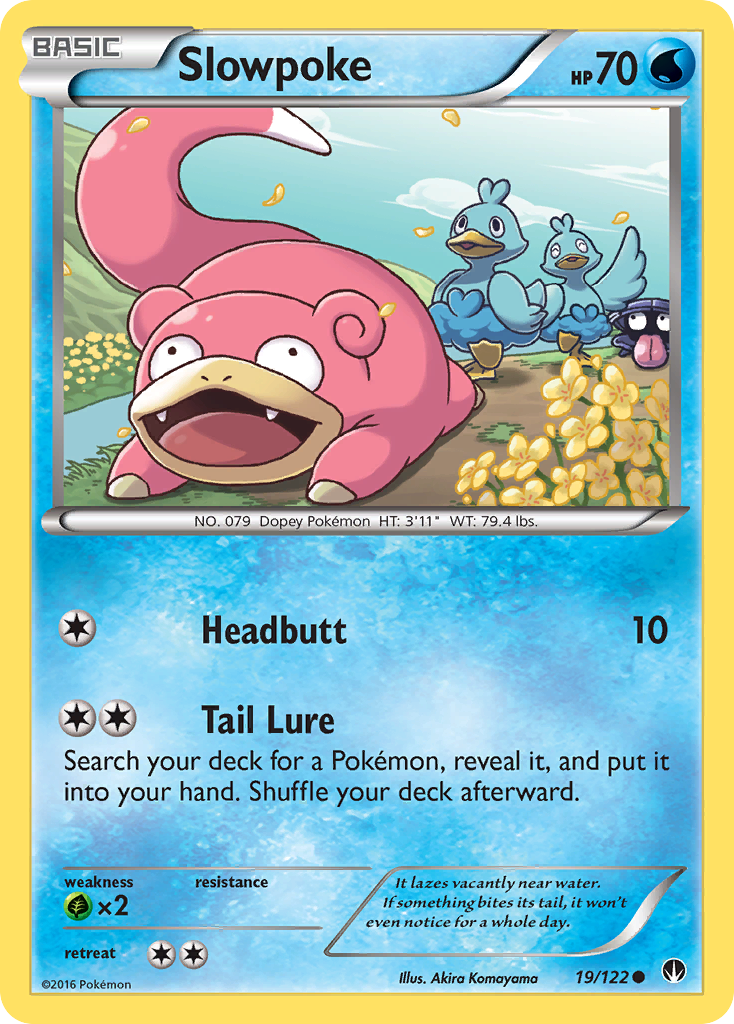 Slowpoke (19/122) [XY: BREAKpoint] | Card Merchant Takapuna