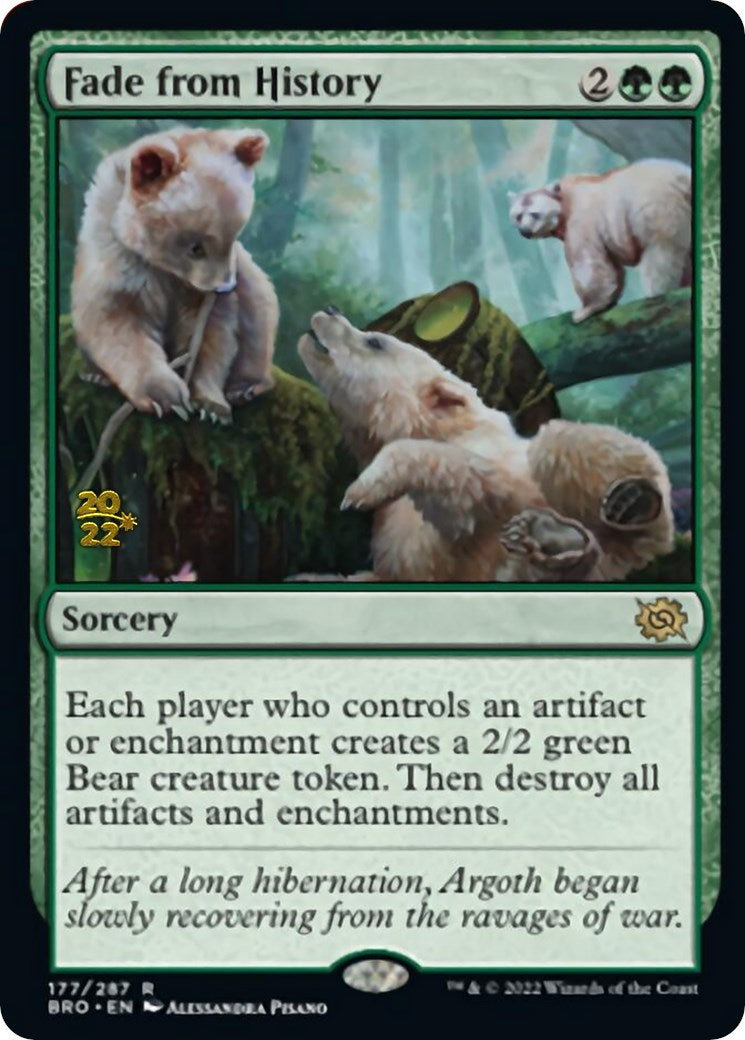 Fade from History [The Brothers' War Prerelease Promos] | Card Merchant Takapuna