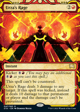 Urza's Rage (Foil Etched) [Strixhaven: School of Mages Mystical Archive] | Card Merchant Takapuna